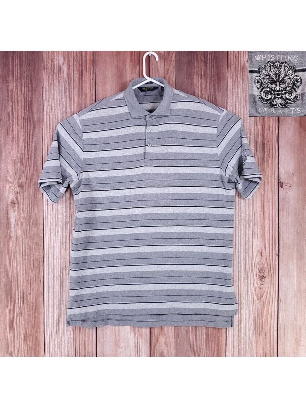 *FLAWS* Polo Golf Ralph Lauren Whistling Straits Mens XL Stretch Lisle SS Shirt